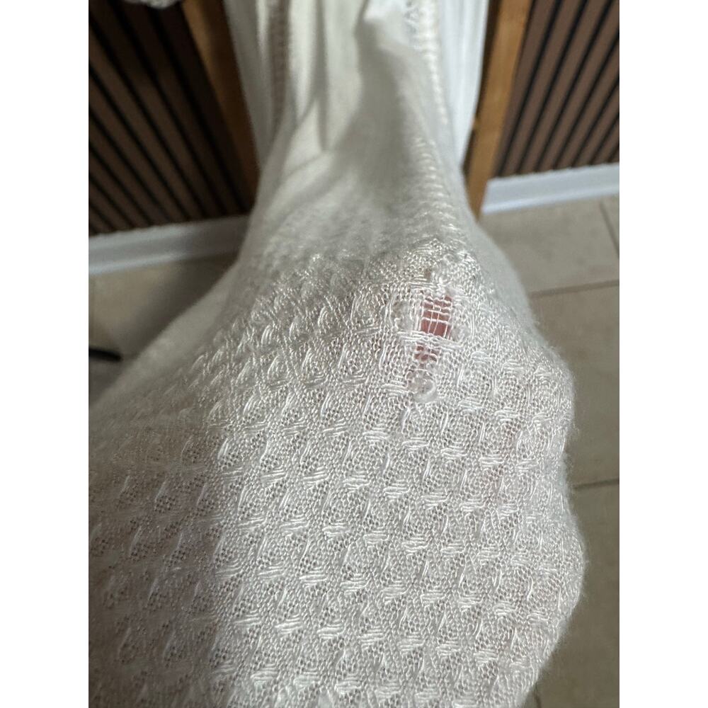 Free People Southwest Lace Maxi Dress Long Sleeve White Size Medium - Picture 14 of 16